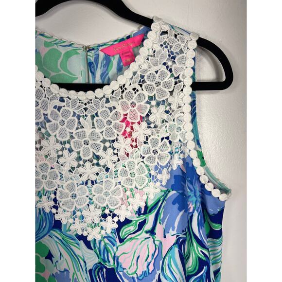New Lilly Pulitzer Womens 10 Nala Shift Dress Party Thyme Resort Preppy Vacation - Picture 6 of 12